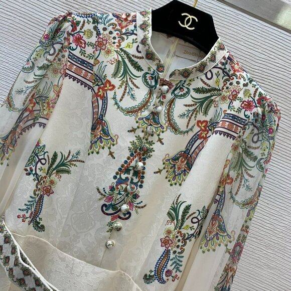 Zimmermann court-style retro dress - Picture 6 of 8